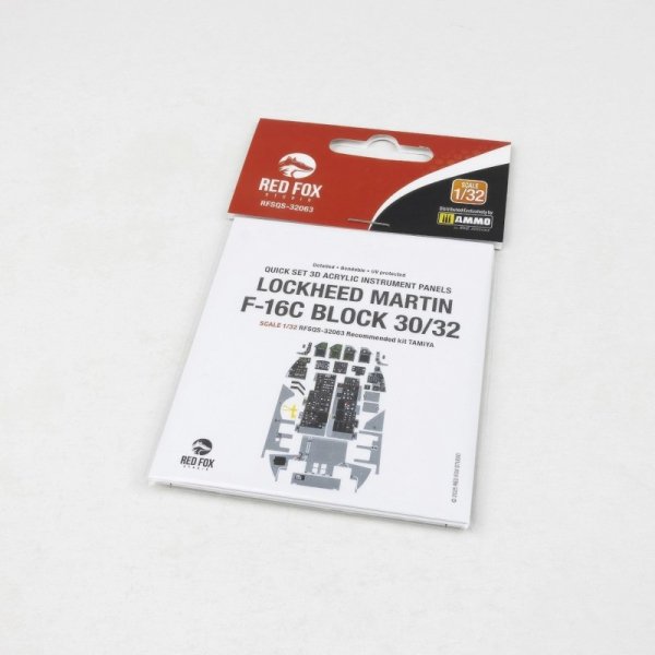 Red Fox Studio QS-32063 F-16C Block 30/32 for Tamiya kit 1/32
