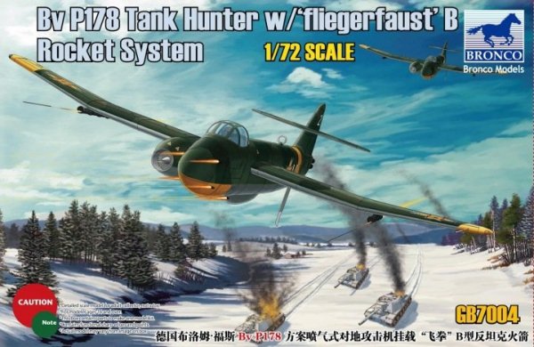 Bronco GB7004 Bv P178 Tank Hunter w/fliegerfaust B Rocket system