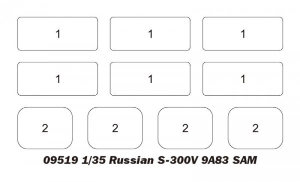 Trumpeter 09521 Russian S-300V 9A85 SAM 1/35