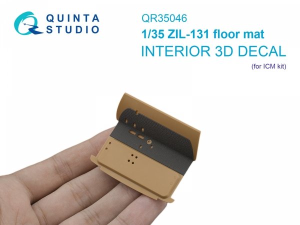 Quinta Studio QR35046 ZIL-131 floor mat (ICM) 1/35