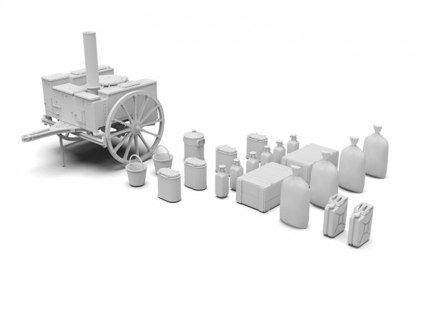 ICM 35415 Gulaschkanone, field kitchen in the AHN truck 1/35
