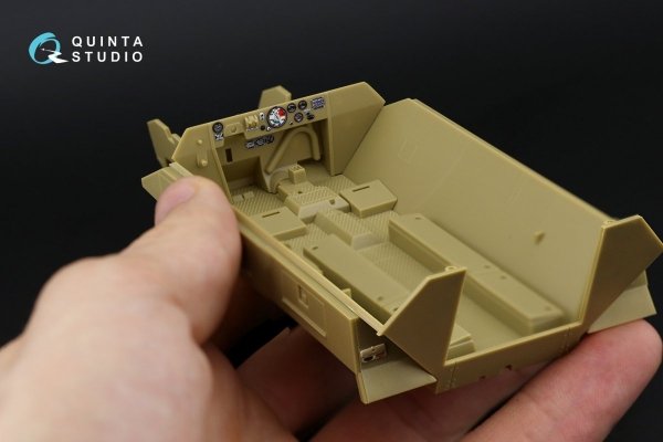 Quinta Studio QD35050 SD.KFZ.251 Family 3D-Printed &amp; coloured Interior on decal paper ( Tamiya ) 1/35