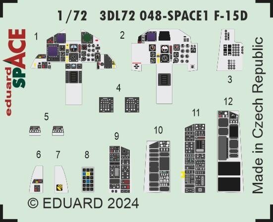 Eduard 3DL72048 F-15D SPACE 1/72