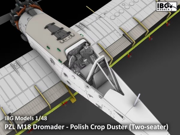 IBG 48002 PZL M18 Dromader - Polish Crop Duster (Two-seater) 1/48