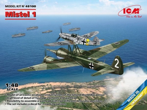 ICM 48100 Mistel 1 WWII German Composite Aircraft