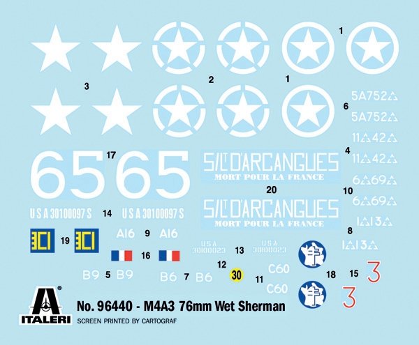 Italeri 96440 M4A3 76mm WET SHERMAN 1/35