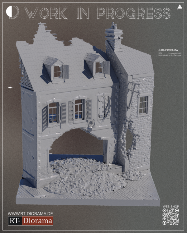 RT-Diorama 35055 “The Breach” Normandy - Diorama Base 1/35