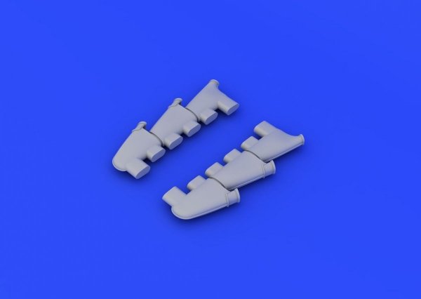 Eduard 648211 Spitfire Mk. I exhaust stacks 1/48 (AIRFIX)