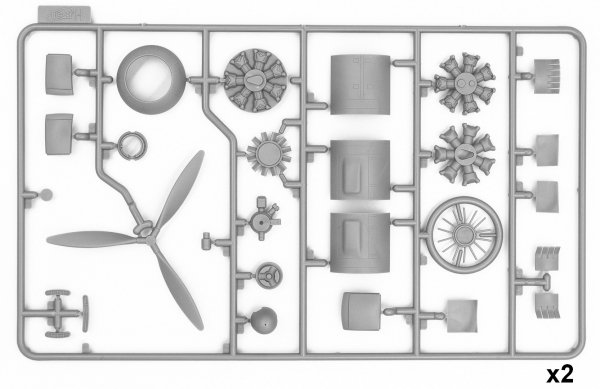 ICM 48275 Do 217K-2 with Gliding Bombs Fritz-X WWII German Bomber 1/48