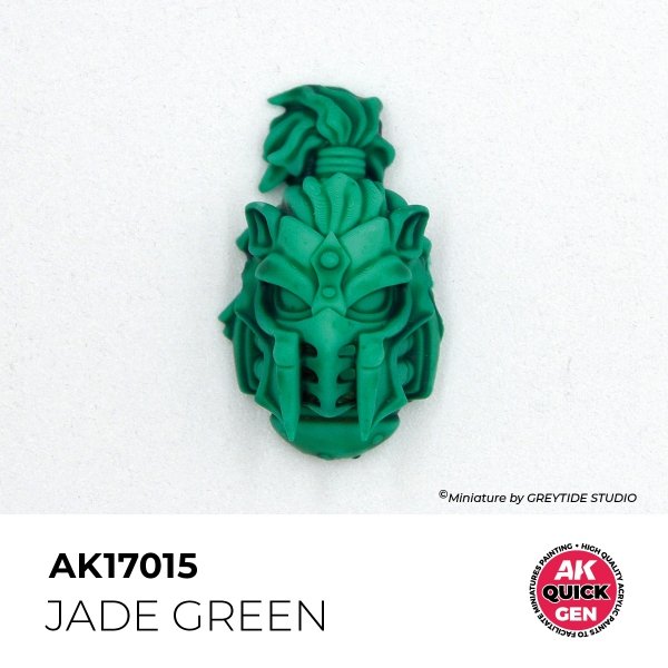 AK Interactive AK17015 JADE GREEN – QUICK GEN COLOR 18ml