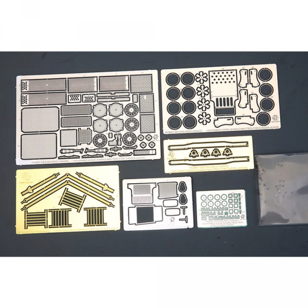 Hobby Design HD02-0468 Kamaz-43509 Kamaz-Mactep Detail Set ( for Zvezda kit 43005 ) 1/43