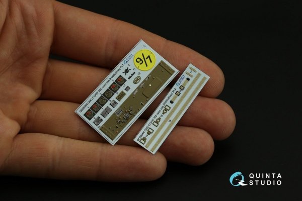 Quinta Studio QD35059 GMC CCKW 352 Open Cab 3D-Printed &amp; coloured Interior on decal paper (HobbyBoss) 1/35