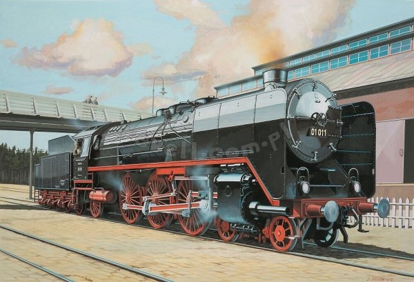 Revell 62172 Schnellzuglok BR01 mit Tender 2'2' T32 Model Set ( H0 ) 1/87