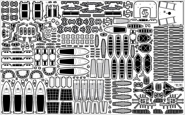 Pontos 35022F1 BISMARCK 1941 Detail Up Set (1:350)