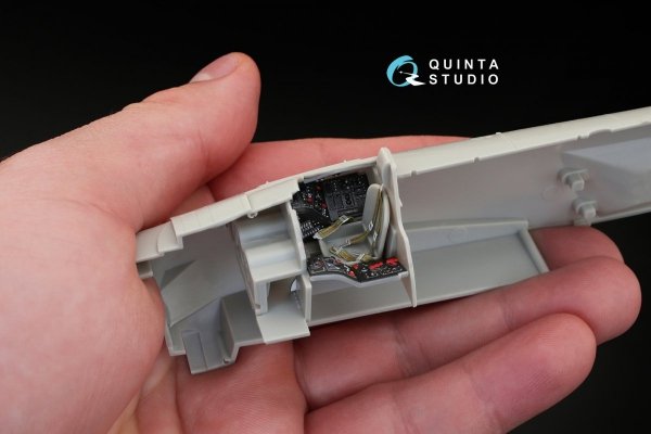 Quinta Studio QD48099 A-1H 3D-Printed &amp; coloured Interior on decal paper (for Tamiya kit) 1/48