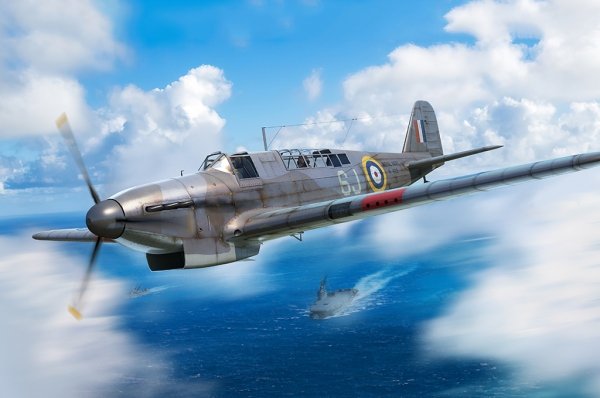 Plastikowy model samolotu do sklejania Fairey Fulmar MK.I w skali 1/48