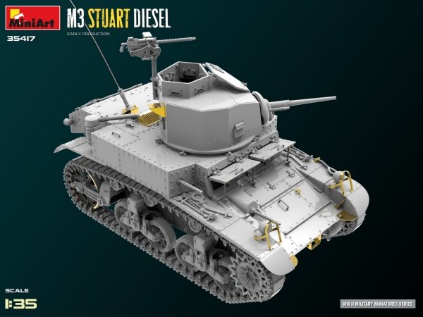 MiniArt 35417 M3 Stuart Diesel Early Production 1/35