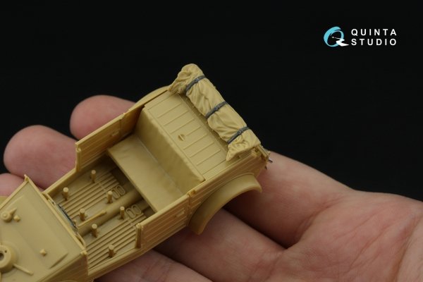 Quinta Studio QD48546 Kubelwagen Type 82 3D-Printed &amp; coloured Interior on decal paper (Tamiya)  1/48