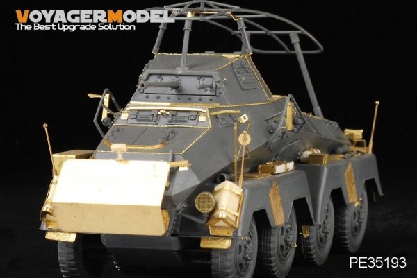 Voyager Model PE35193 WWII German Sd.Kfz.232 8 ROD early version for TAMIYA Kit 1/35