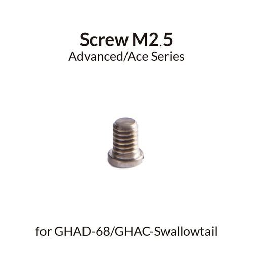 Gaahleri 41291 Screw M2,5 for GHAD-68/GHAC-Swallowtail Advanced/ACE Series