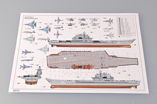 Trumpeter 05713 Trumpeter 05713 USSR Admiral Kuznetsov 1/700