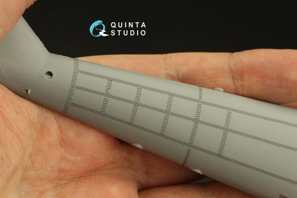 Quinta Studio QRV-038 Triple riveting rows (rivet size 0.25 mm, gap 1.0 mm, suits 1/24 scale), Black color, total length 3.2 m/10.5 ft