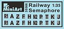 MiniArt 35566 RAILWAY SEMAPHORE 1/35