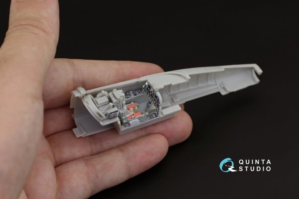 Quinta Studio QD48257 F-20 Tigershark 3D-Printed &amp; coloured Interior on decal paper (Freedom Model) 1/48