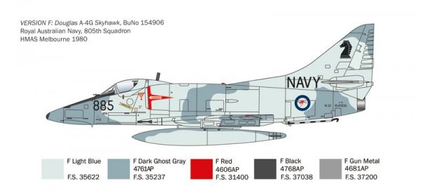 Italeri 2826 A-4 E/F/G Skyhawk 1/48