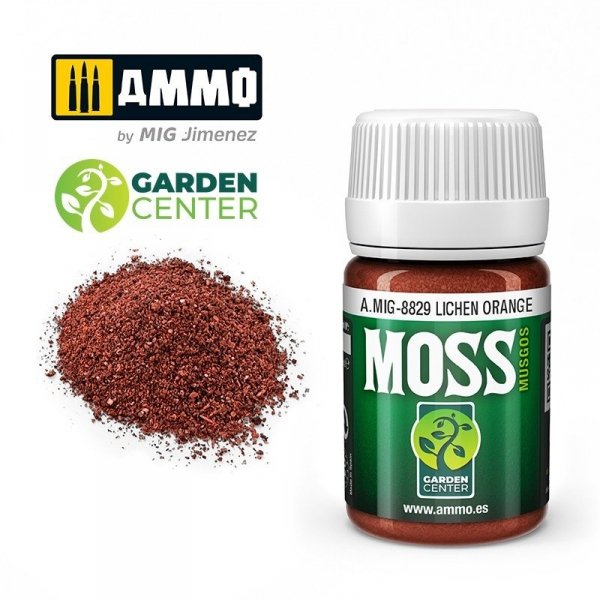 AMMO of Mig Jimenez 8829 Lichen Orange MOSS 35ml