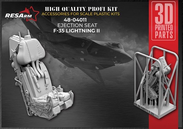 RESArm 48-04011 F-35 Lighting II Ejection seat (3D resin printing) 1/48