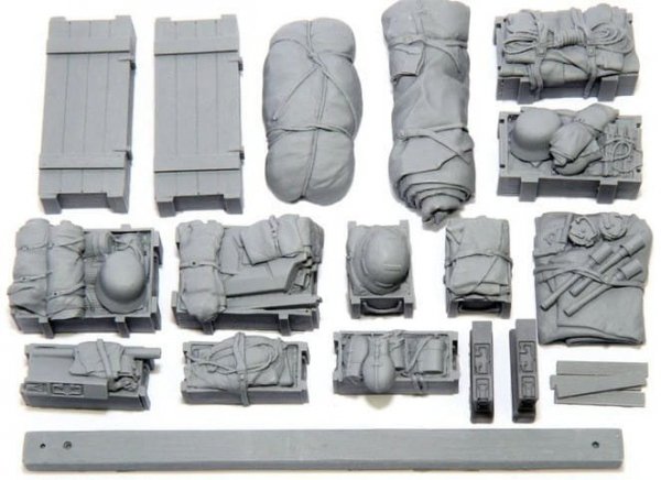 Das Werk DWA028 German Tank Stowage Set #B 1/16