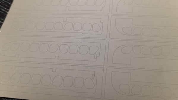 Omask 64009 Bf Fw 190 A2/3/4 masks for control surfaces (for Eduard) 1/48