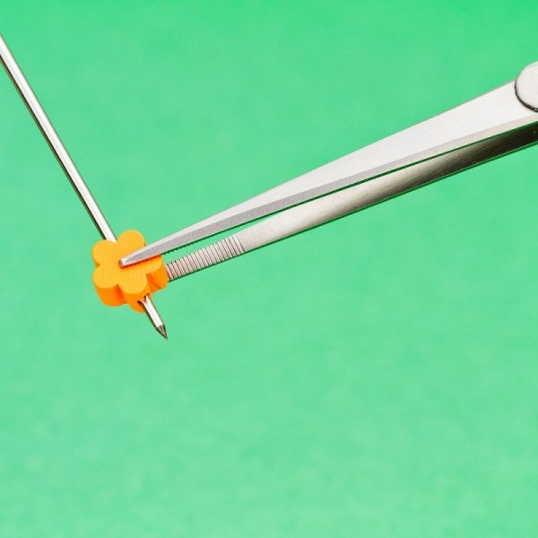 Modelcraft PTW1093-FR Fine Serrated Locking Stainless Steel Tweezers