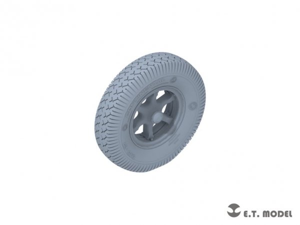 E.T. Model P35-132 WWII German Sd.Kfz.7(8t) Sagged Front Wheels &amp; Spare Wheel Type.1 for Dragon / Trumpeter kit 1/35