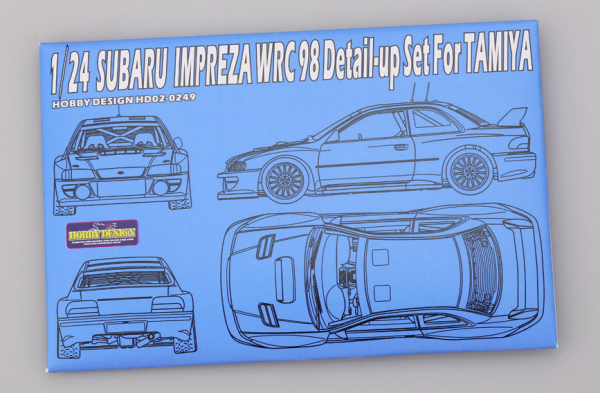 Hobby Design HD02-0249 Photoetch Detail-Up Set for Subaru Impreza WRC 98 Tamiya 1/24