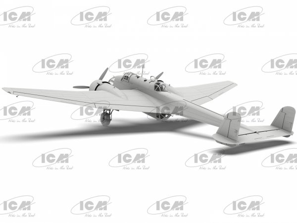 ICM 48352 HP.52 Hampden B.Mk.I WWII British bomber (100% new molds) 1/48