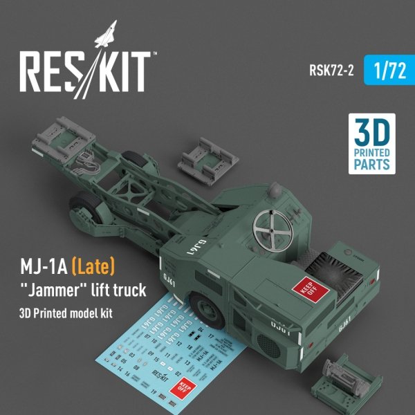 RESKIT RSK72-0002 MJ-1A (Late) "Jammer" lift truck (3D Printed model kit) (1/72)