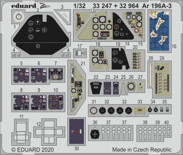 Eduard 32964 Ar 196A-3 for REVELL 1/32