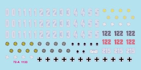 Star Decals 72-A1133 Wiking # 5. 5. SS-Wiking in Caucasus 1942-43. Pz III Ausf J short gun, Pz III Ausf J long gun and Pz III Ausf N. 1/72