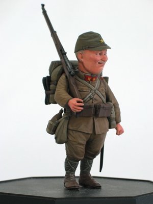 FineMolds FT3 W.W.II IJA Infantry Man &amp; Type38 Rifle 1/12