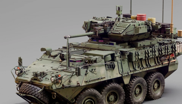 Zimi Model 35046 M1296 Stryker ICV-Dragoon w/ESA MWO Upgrade 1/35