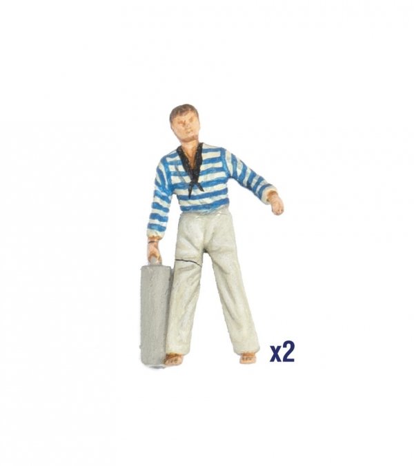 ARTESANIA LATINA 22900F2 Metalowe Figurki Age of Sail Crew - 19 figurek (1700-1815) 1/84