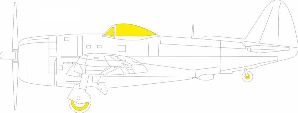 Eduard 644251 P-47D-25 LooKplus MINIART 1/48