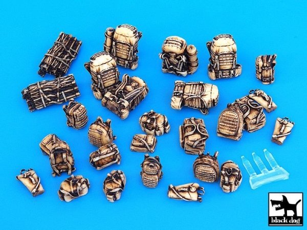 Black Dog T35037 US modern bags accessories set 1/35