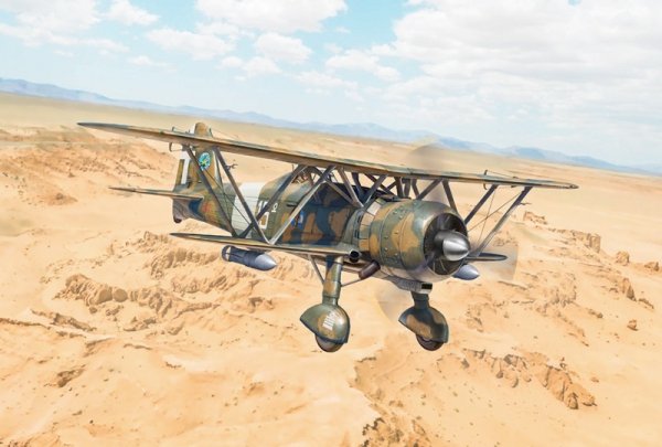 Italeri 2842 FIAT CR.42 Falco Assault / Night Fighter 1/48