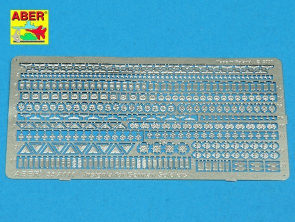 Aber 35A111 Insignia for german soldiers (II WW) (1:35)