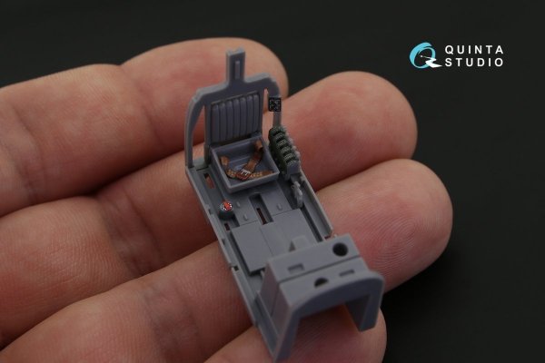 Quinta Studio QD48141 Ki-61-Id 3D-Printed &amp; coloured Interior on decal paper (Tamiya) 1/48