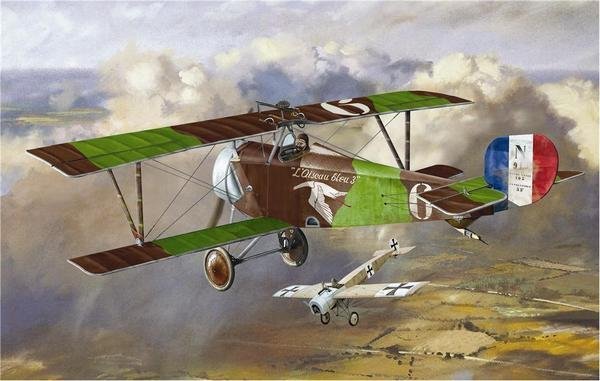 A-Model 03202 French fighter Nieuport 16 (Andre Chainat) 1:32