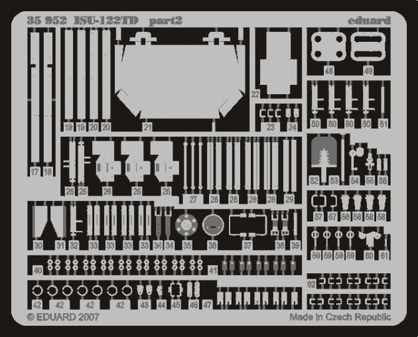 Eduard 35952 ISU-122TD 1/35 Dragon